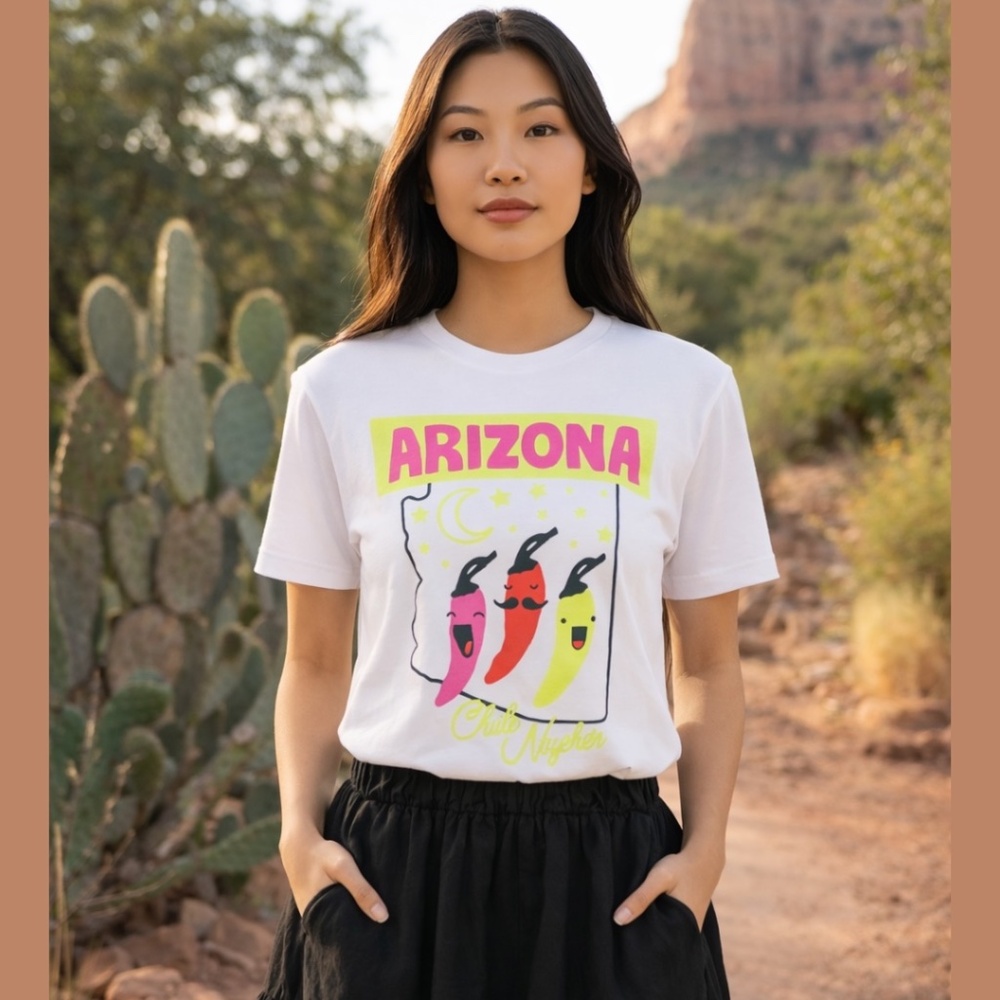 Vintage, Western Retro Graphic Arizona Chili Nights NWOT Size XSmall